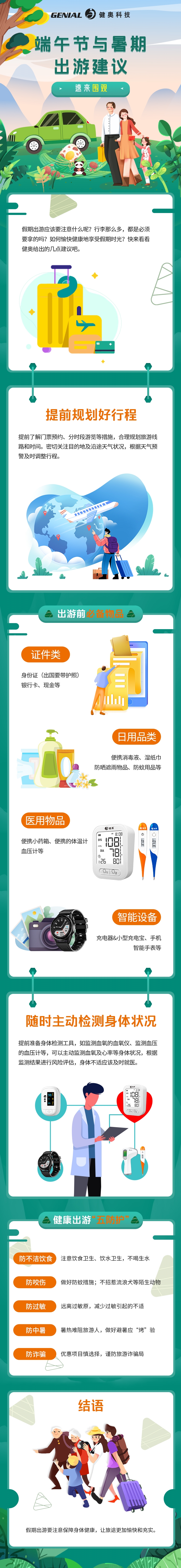 假期出游長圖